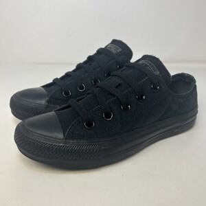 Converse Chuck Taylor All Star Low Top Black Monochrome Men's 4 Women's 6